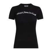 Versace Jeans Couture T-shirt med logotyp Black, Dam