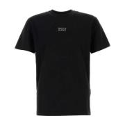 Dsquared2 Svart Bomull T-shirt Black, Herr