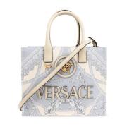 Versace Liten handväska med Medusa Blue, Dam