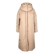 Herno Lättviktig Nylon Pufferjacka Beige, Dam