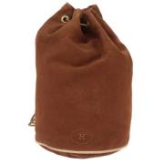 Hermès Vintage Pre-owned Canvas ryggsckar Brown, Dam