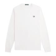 Fred Perry Vita T-shirts och Polos White, Herr