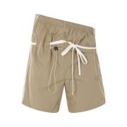 Magliano Nylon Shorts med Bomulls Sidoband Beige, Herr