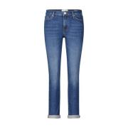 Frame Avslappnad Passform Boyfriend Jeans Blue, Dam