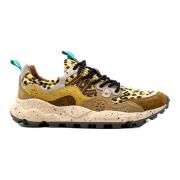 Flower Mountain Leopardtryck Bergskollektion Modell Yamano Brown, Dam