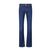 Jacob Cohën Tidlös Slim-Fit Jeans med Five-Pocket Stil Blue, Herr