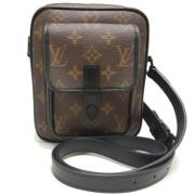 Louis Vuitton Vintage Pre-owned Canvas axelremsvskor Brown, Dam