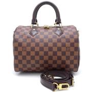 Louis Vuitton Vintage Pre-owned Canvas handvskor Brown, Dam