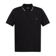 PS By Paul Smith Bomullspolo Black, Herr