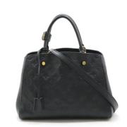 Louis Vuitton Vintage Pre-owned Laeder handvskor Black, Dam