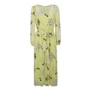 RED Valentino Stunning Maxi Klänningar Kollektion Yellow, Dam