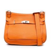 Hermès Vintage Pre-owned Laeder crossbodyvskor Orange, Dam