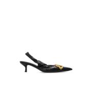 Balenciaga Monaco Slingback Pumps Black, Dam