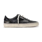 Golden Goose Nappa Läder Sneakers med Mocka Häl Black, Herr