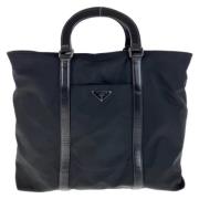 Prada Vintage Pre-owned Canvas portfljer Black, Herr