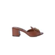 Dolce & Gabbana Amore Klack Sandaler Brown, Dam