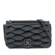 Chanel Vintage Pre-owned Denim chanel-vskor Black, Dam