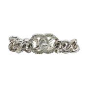 Chanel Vintage Pre-owned Metall armband Gray, Dam