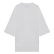 Jil Sander Kortärmad rund hals T-shirt White, Herr