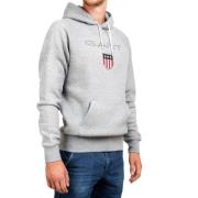 Gant Herrhoodie med känguruficka Gray, Herr