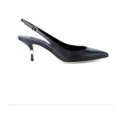 Dolce & Gabbana Höga Slingback Sandaler för Kvinnor Black, Dam