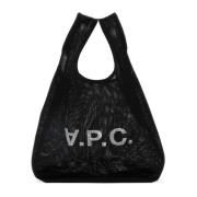 A.p.c. Mesh Rebound Shoppingväska Black, Herr