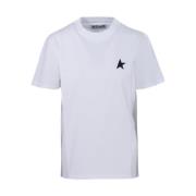 Golden Goose Vit Stjärna Regular T-shirt White, Dam