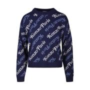 Kenzo Blå Verdy Jumper Blue, Dam