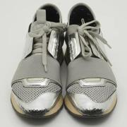 Balenciaga Vintage Pre-owned Laeder sneakers Gray, Dam