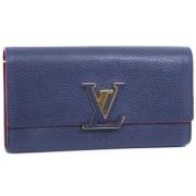 Louis Vuitton Vintage Pre-owned Laeder plnbcker Blue, Dam