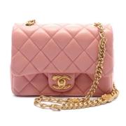 Chanel Vintage Pre-owned Laeder chanel-vskor Pink, Dam