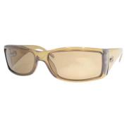 Gucci Vintage Pre-owned Glas solglasgon Brown, Dam