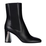 Sergio Rossi Elegant Svart Ankel Bootie Black, Dam