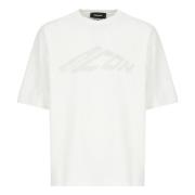 Dsquared2 Vit T-shirt med logotyptryck White, Herr