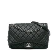 Chanel Vintage Pre-owned Laeder axelremsvskor Black, Dam