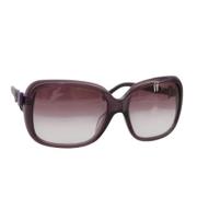 Chanel Vintage Pre-owned Plast solglasgon Purple, Dam