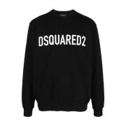 Dsquared2 Svart Grundläggande T-shirt Black, Herr