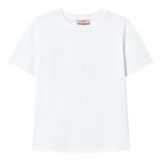 Twinset Optisk Vit T-shirt White, Dam