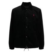 Ralph Lauren Overshirt Corduroy Black, Herr