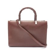 Gucci Vintage Pre-owned Laeder handvskor Brown, Dam