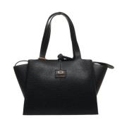 La Carrie Svart Shopper Väska med Metall Detaljer Black, Dam