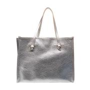 Gianni Chiarini Silver Läder Shopper 'Marcella' Gray, Dam