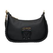 Love Moschino Svart Axelväska Mini Hobo Black, Dam