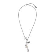 Vivienne Westwood Orb Motif Silverhalsband Gray, Dam