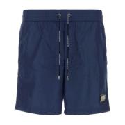 Dolce & Gabbana Stiliga Navy Blue Swim Shorts Blue, Herr