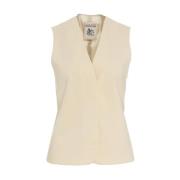 Semicouture Beige Ylleblazer Beige, Dam