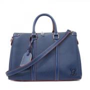 Louis Vuitton Vintage Pre-owned Tyg handvskor Blue, Dam