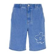 Marni Denim Bermuda Shorts Blue, Herr