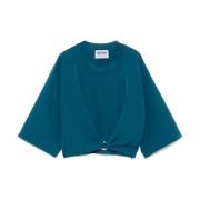 Moschino Long Sleeve Tops Blue, Dam