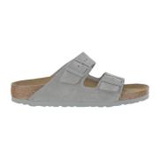 Birkenstock Grå Mockasandaler med Kork Sula Gray, Dam